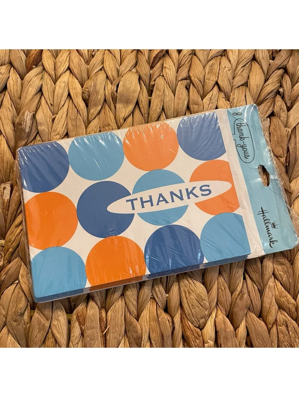 ✅Hallmark Polka Dot Note Cards Blank Inside With Envelopes Set#️⃣0966